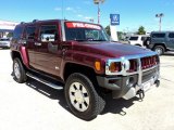 Sonoma Red Metallic Hummer H3 in 2008
