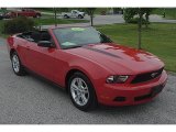 2010 Torch Red Ford Mustang V6 Convertible #49856522