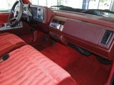 1993 GMC Sierra 1500 SLE Regular Cab Red Interior
