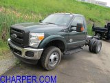2011 Forest Green Metallic Ford F350 Super Duty XL Regular Cab 4x4 Chassis #49855955
