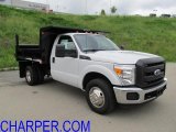 2011 Oxford White Ford F350 Super Duty XL Regular Cab Chassis Dump Truck #49855958