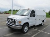 2011 Ford E Series Cutaway E350 Commercial Utility Truck Front 3/4 View