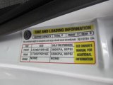 2011 Ford E Series Cutaway E350 Commercial Utility Truck Info Tag