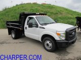 2011 Oxford White Ford F350 Super Duty XL Regular Cab Chassis Dump Truck #49855963
