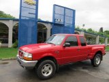 2000 Bright Red Ford Ranger XLT SuperCab 4x4 #49856098