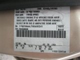 1999 Mystique Color Code for Light Prairie Tan Metallic - Color Code: BA