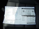 2011 Volkswagen Jetta TDI SportWagen Window Sticker