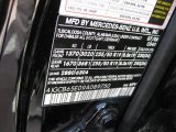 2009 R Color Code for Black - Color Code: 040