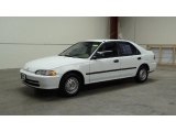 1995 Frost White Honda Civic DX Sedan #49856636