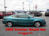 Medium Green Blue Metallic Pontiac Grand Am in 1999