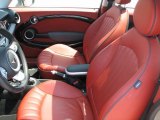 2007 Mini Cooper S Hardtop Lounge Redwood Interior