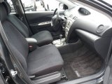 2008 Toyota Yaris Sedan Dark Charcoal Interior