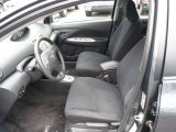 2008 Toyota Yaris Sedan Dark Charcoal Interior