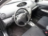 2008 Toyota Yaris Sedan Dark Charcoal Interior