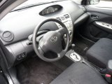 2008 Toyota Yaris Sedan Dark Charcoal Interior