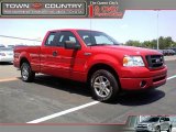 2008 Bright Red Ford F150 STX SuperCab #49905118
