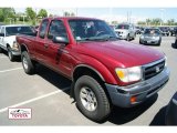 2000 Sunfire Red Pearl Toyota Tacoma V6 SR5 Extended Cab 4x4 #49904888