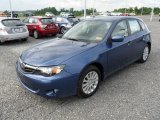 Marine Blue Pearl Subaru Impreza in 2011