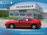 2004 Torch Red Ford Mustang V6 Coupe #49920439
