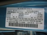 2011 MAZDA2 Color Code for Aquatic Blue Mica - Color Code: 40E