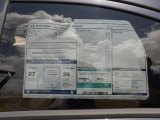 2011 Hyundai Accent GLS 4 Door Window Sticker