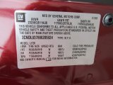 2008 Chevrolet Equinox Sport Info Tag