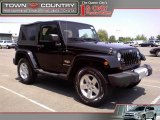 2010 Black Jeep Wrangler Sahara 4x4 #49950565