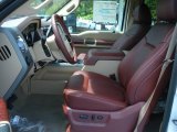 2011 Ford F350 Super Duty King Ranch Crew Cab 4x4 Dually Adobe Interior