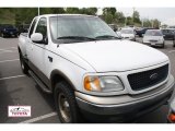 2001 Oxford White Ford F150 Lariat SuperCab 4x4 #49950204
