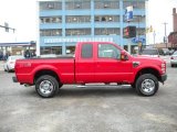 Red Ford F250 Super Duty in 2009