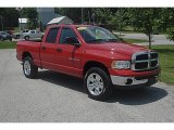 2004 Flame Red Dodge Ram 1500 SLT Quad Cab 4x4 #49950613