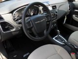 2011 Chrysler 200 LX Black/Light Frost Beige Interior