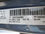 2011 200 Color Code for Sapphire Crystal Metallic - Color Code: PBF