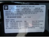 2008 GMC Sierra 3500HD SLT Crew Cab 4x4 Dually Info Tag