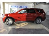 2011 Inferno Red Crystal Pearl Dodge Durango Citadel #49950377