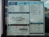 2011 Ford E Series Van E150 Commercial Window Sticker