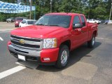 2011 Victory Red Chevrolet Silverado 1500 LT Extended Cab 4x4 #49950650