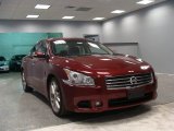 2010 Tuscan Sun Red Nissan Maxima 3.5 SV #49950660