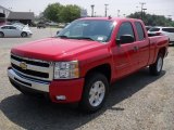 2011 Victory Red Chevrolet Silverado 1500 LT Extended Cab 4x4 #49992442