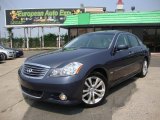 2008 Blue Slate Infiniti M 35x AWD Sedan #49992179