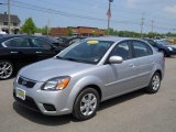 2010 Clear Silver Kia Rio LX Sedan #49992490