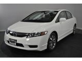 2009 Taffeta White Honda Civic EX Sedan #49992509