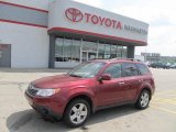 2009 Camellia Red Pearl Subaru Forester 2.5 X Premium #49992064