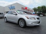 2010 Alabaster Silver Metallic Honda Accord EX V6 Sedan #49992354