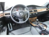 2010 BMW 5 Series 550i Sedan Black Interior