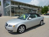 2004 Light Silver Metallic Audi A4 1.8T Cabriolet #49992111