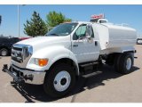2007 Oxford White Ford F750 Super Duty XL Chassis Regular Cab Water Truck #49992239