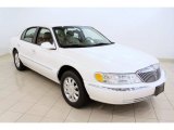 White Pearl Tri-Coat Lincoln Continental in 2001