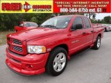 2005 Flame Red Dodge Ram 1500 Sport Quad Cab #50037618