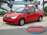2008 Vermillion Red Ford Focus SE Coupe #50037622